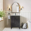 30x20 Inch Black Wrought Iron Scalloped Arched Mirror Cabinet - Decorative Large Wall Mirror Decor with Metal Frame Ideal for Living and Bathroom