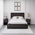 Full Size Bed Frame with 4 Storage Drawers,Platform Bed Frame with Headboard,Strong Metal Slats Support, No Box Spring Needed for Bedroom