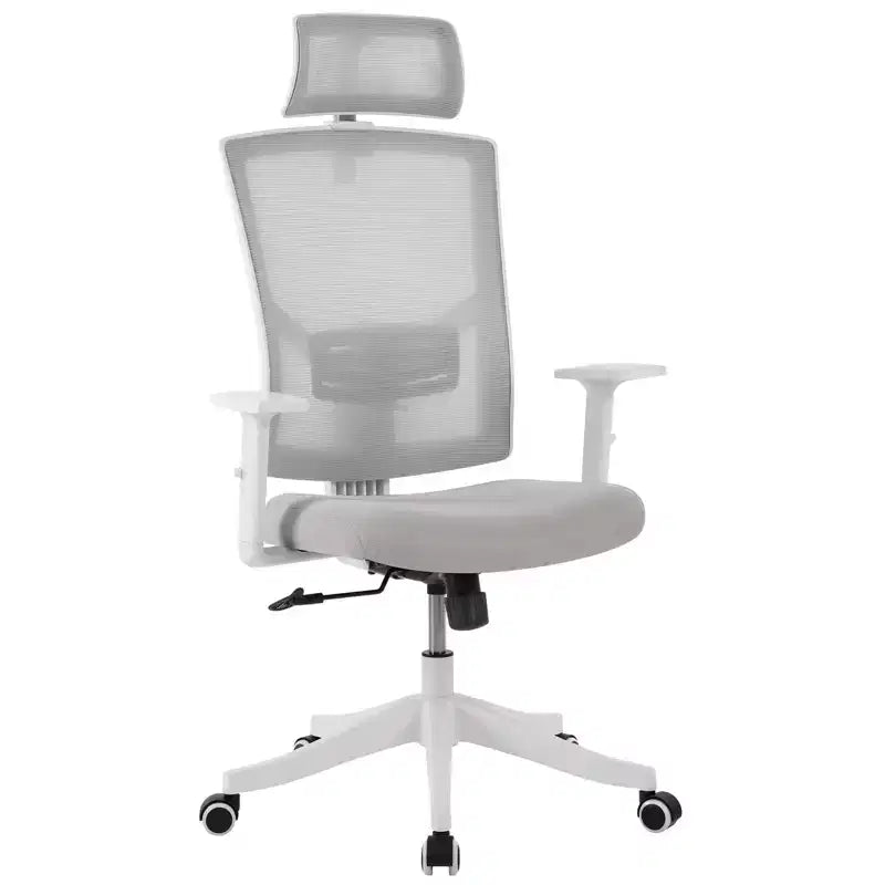 High Back Ergonomic Office Chair-Adjustable Lumbar Support & Headrest, Swivel Task Chair with-Up Armrests,Height-Adjustable Rocking Mesh Computer Desk