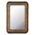 Uttermost Alvaro 42 1/2 x 29 1/2 Antique Brass Wall Mirror