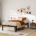 Heavy Duty Metal Platform Bed Frame - 14 Inch High, Twin/King Size, Reinforced Steel Slats, 800 lbs Capacity, Noise-Free, No Box Spring or Screws